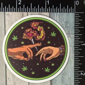 🌀10/$10🌀 Psychedelic 420 Reusable Waterproof Vinyl Sticker Decal